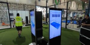 rental totems touchscreens