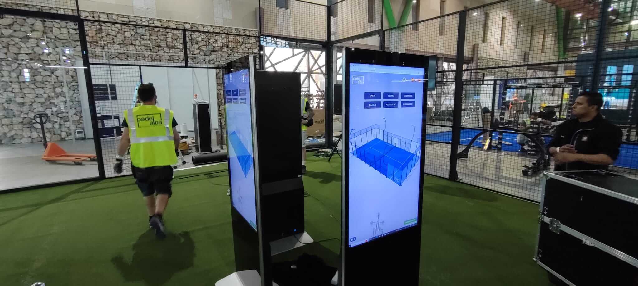 rental totems touchscreens